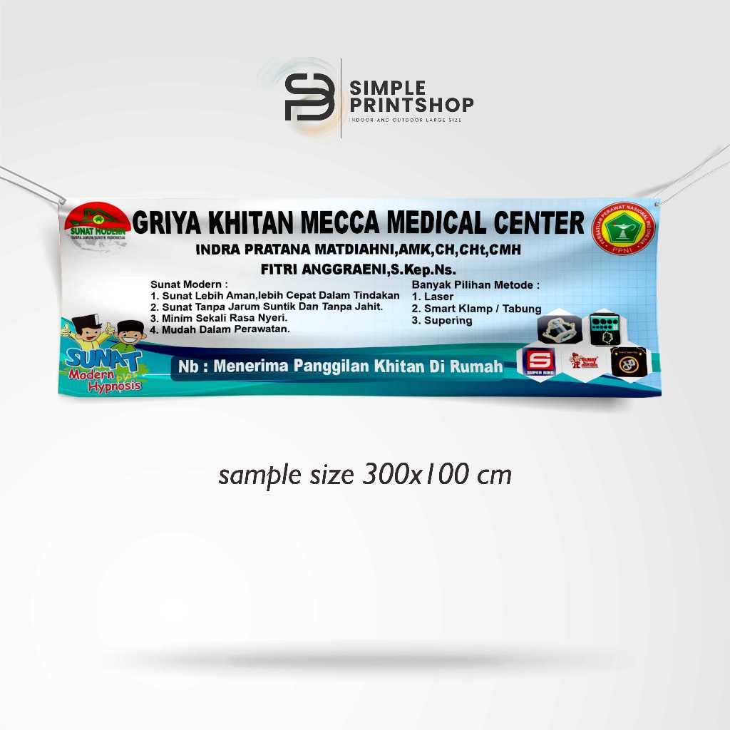 Spanduk Banner Griya Khitan Free Custom Design