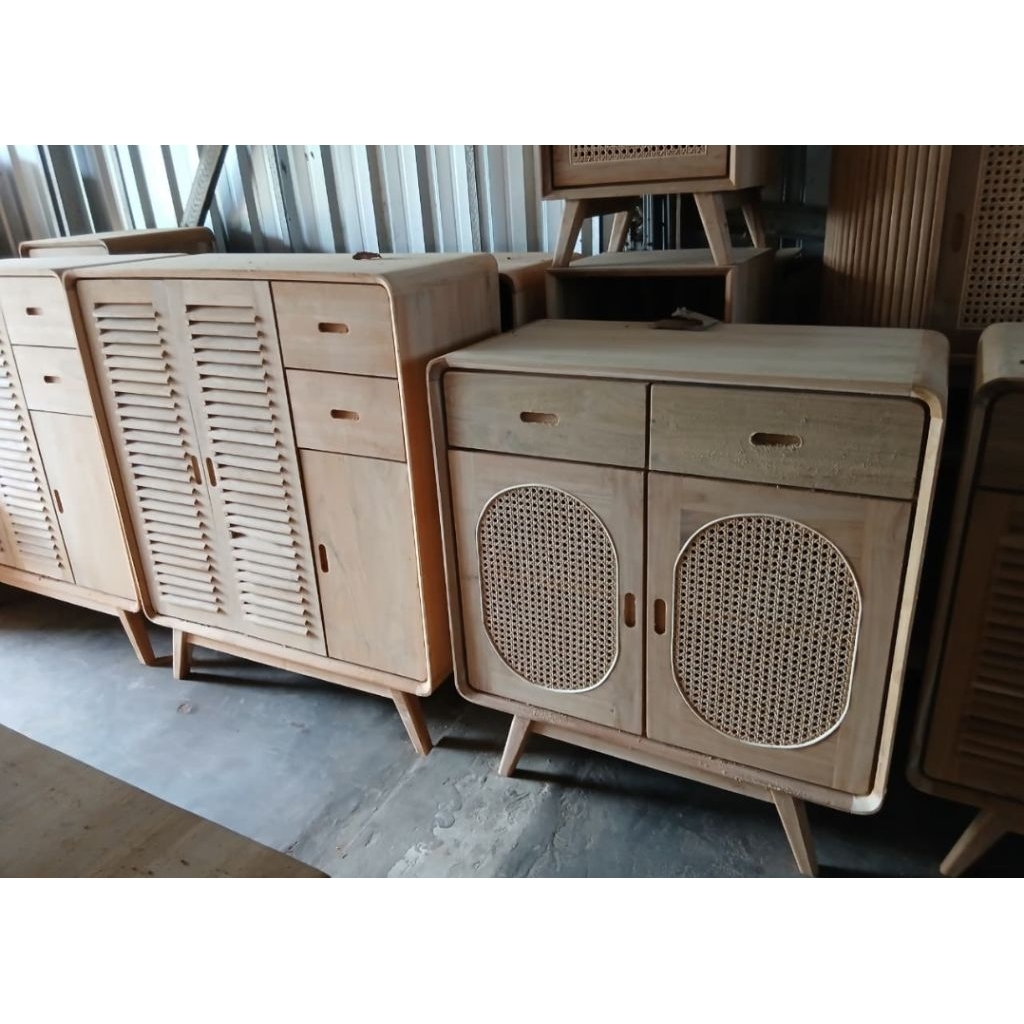 Rak sepatu Jati Bufet rak sepatu Rak jati box penyimpanan sepatu