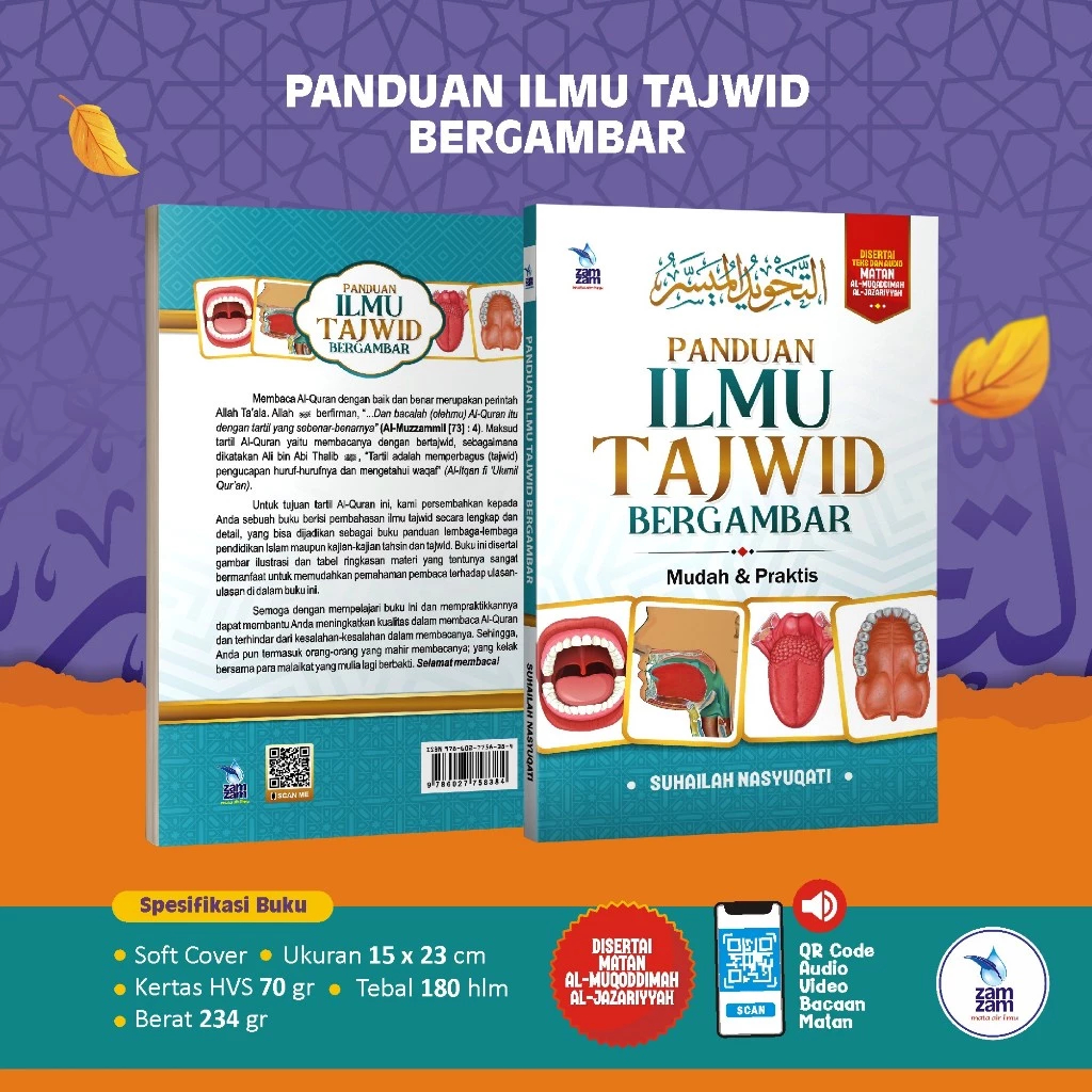 Panduan Ilmu Tajwid Bergambar Oleh Aiman Rusydi Suwaid