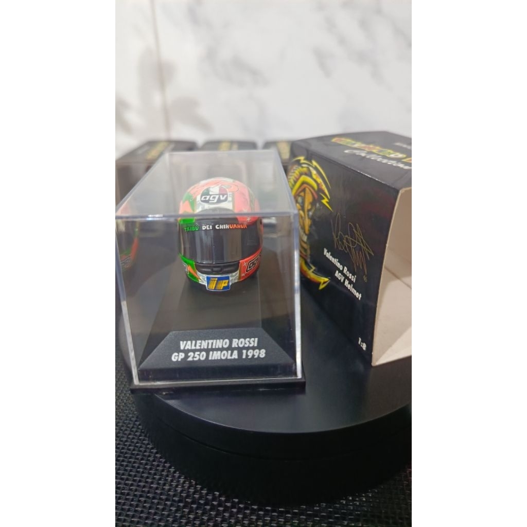 Valentino Rossi AGV Helmet 1:8 GP 250 Imola 1998
