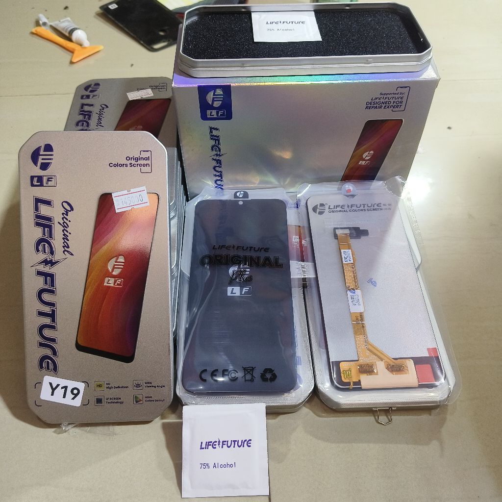 LCD VIVO Y19 LF SILVER FULLSET LCD TOUCHSCREEN