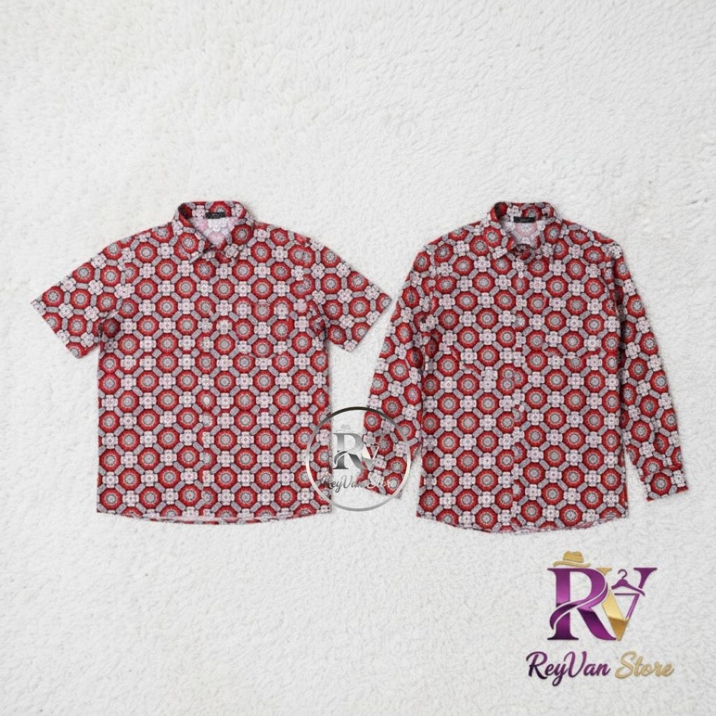 Seragam Batik SD Motif Bunga Matahari/Kemeja Batik SD/Baju Batik SD