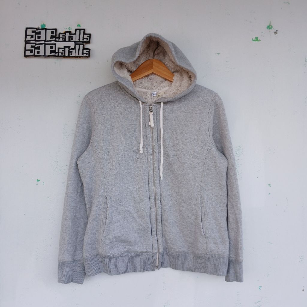 Hoodie Zipper Uniqlo Sherpa