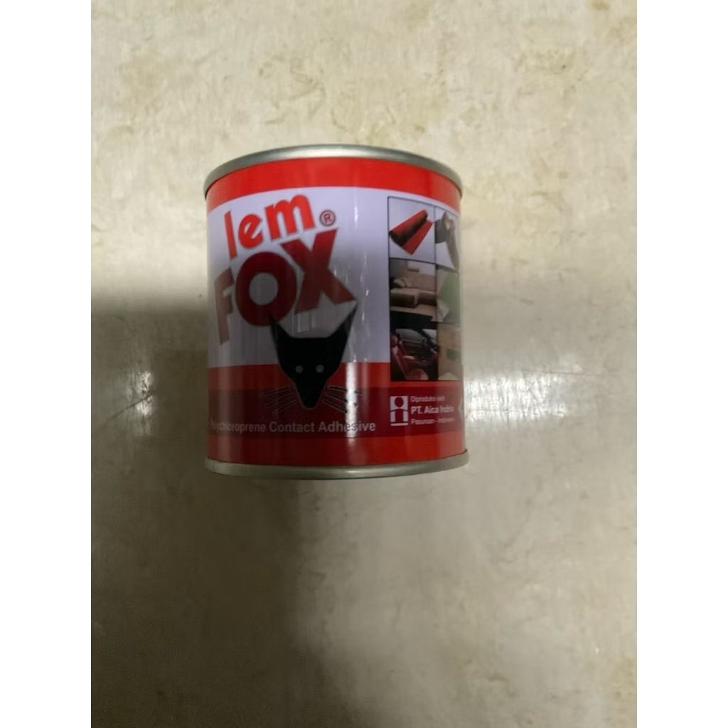 Lem Fox Kaleng Lem Kuning Merek Fox 185 Gram