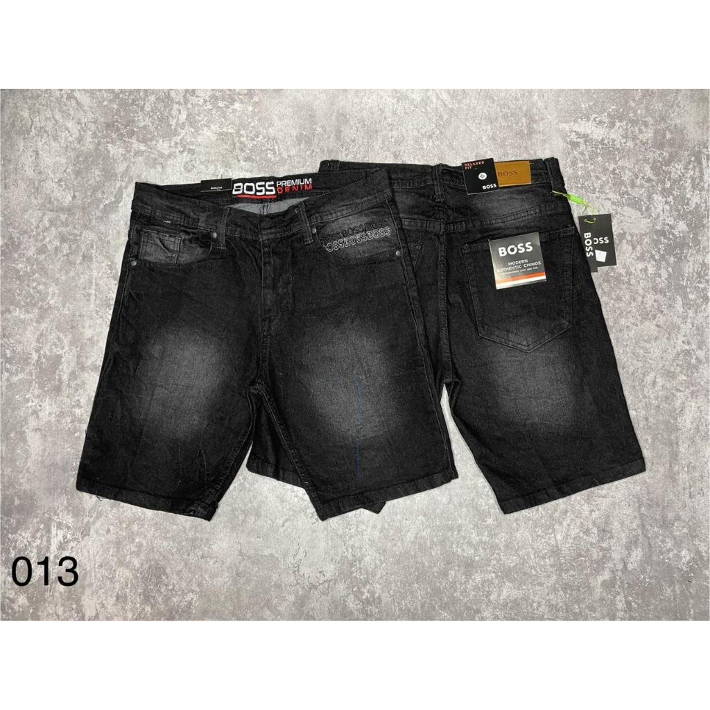 CELANA JEANS PENDEK PRIA BAHAN DENIM STRETCHY/MELAR