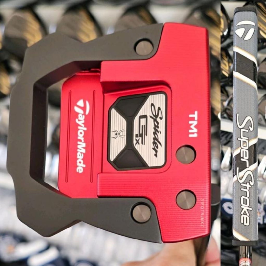 Stick Stik Golf PUTTER TAYLORMADE SPIDER GTX TM1 TRUSS 2023 RED