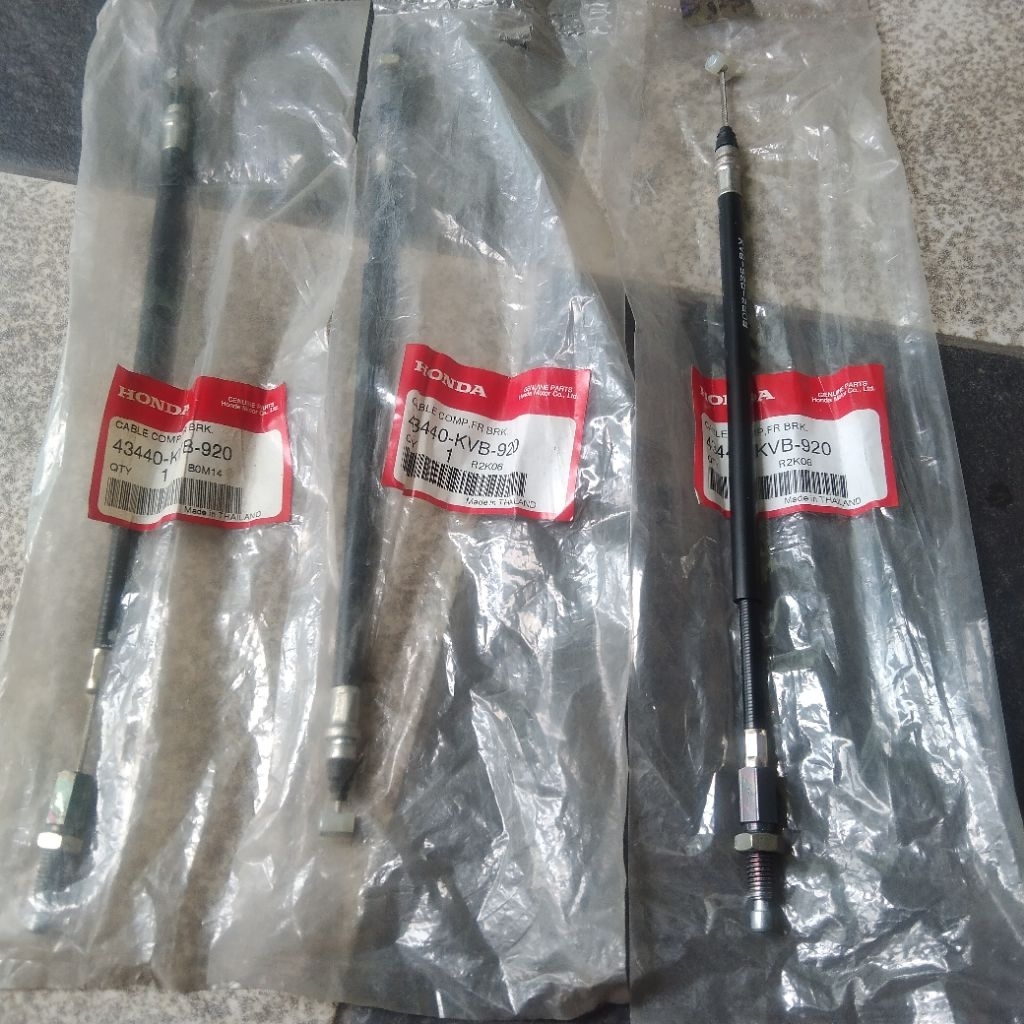cable comp fr break kabel rem combi brake Vario 110 techno original 43440-kvb-920