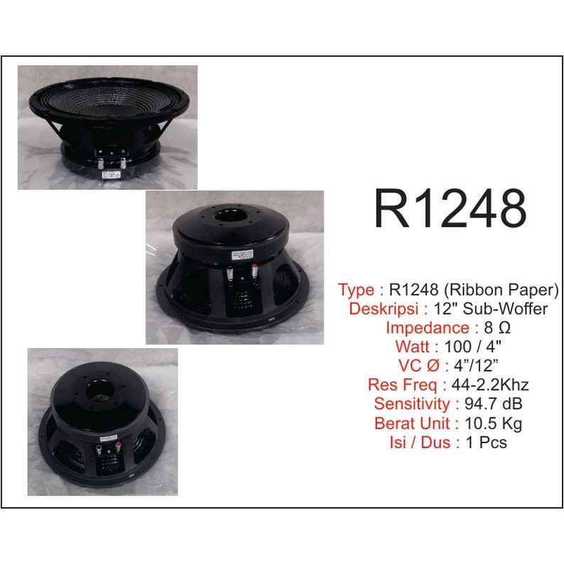 STX COMPONENT Speaker Ribbon Paper 12IN 1248