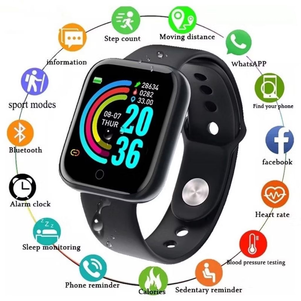 Big Promo Termurah Jam Tangan Android Layar Sentuh Mewah Bisa Whatsapp / Smartwatch Pria Wanita