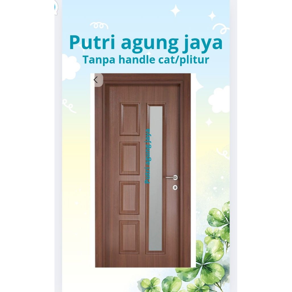 kusen+pintu kayu kamper dan meranti bisa custom fast respon