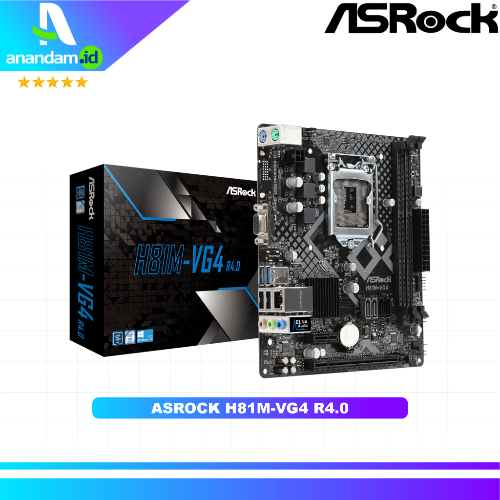 Motherboard Asrock H81M-VG4 R4.0 (Socket 1150)
