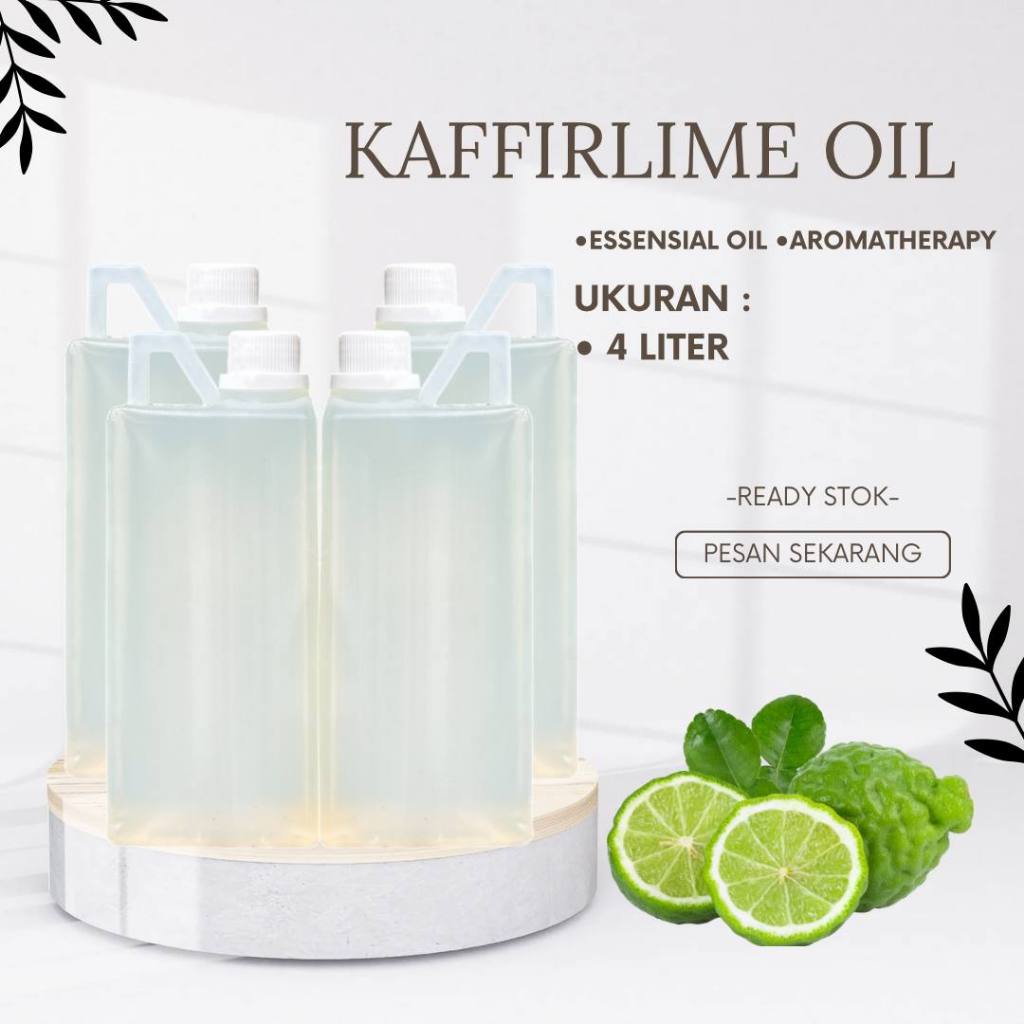 4LITER KAFFIRLIME OIL / MINYAK ATSIRI JERUK PURUT ESSENSIAL OIL