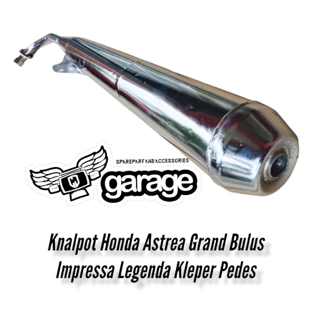 Knalpot Honda Astrea Grand Bulus Impressa Legenda Kleper Pedes Kualitas Bagus
