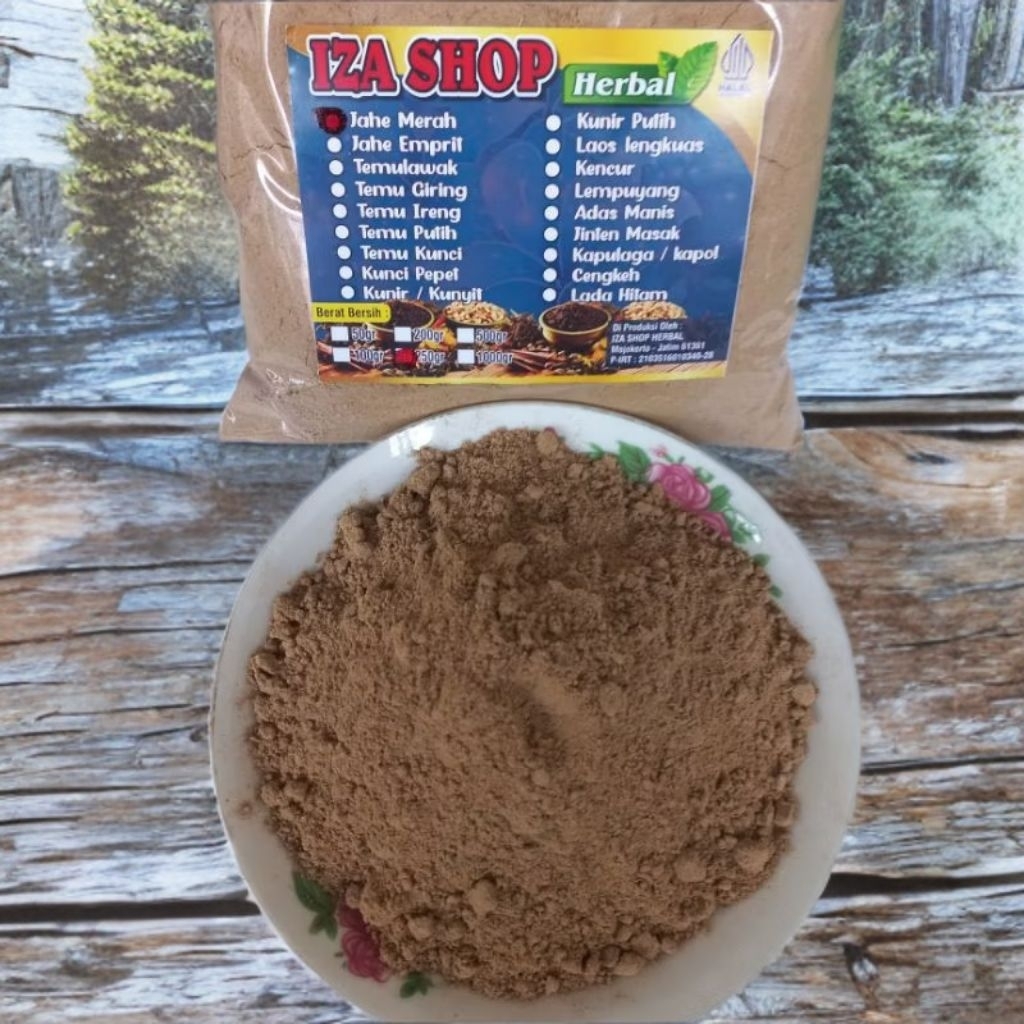 Jahe Merah Bubuk Murni 200gr