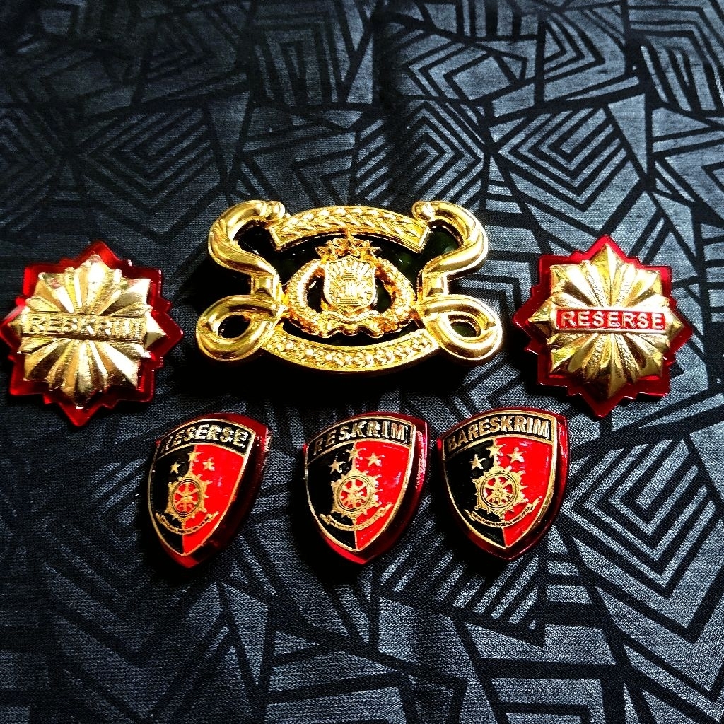 pin reserse / Reskrim  / Bareskrim / Roda Reskrim / Roda Reserse / Emblem Polri / Reserse Gantungan
