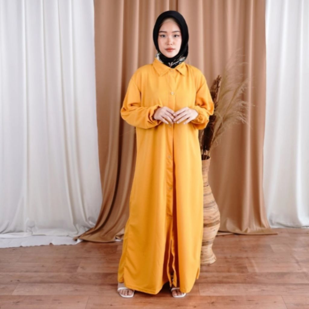 Gamis Nidia full kancing
