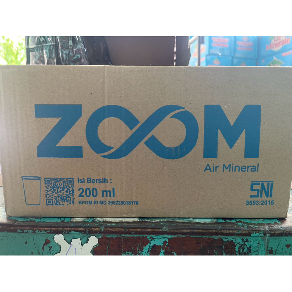 Air Mineral Zoom Gelas 200 ML ( Isi 48 Gelas )