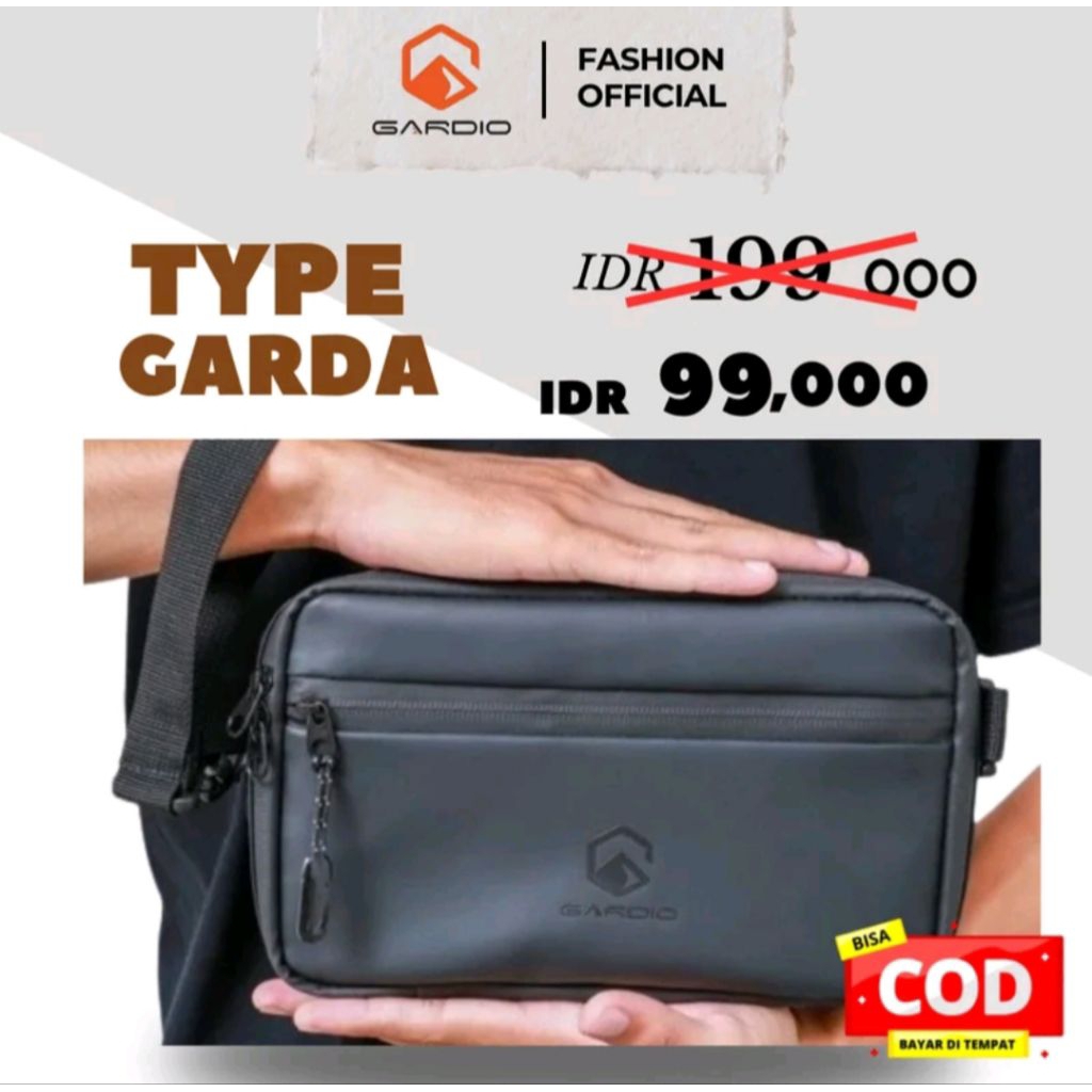 GARDIO GARDA | TAS SLEMPANG | TAS COWOK | TAS GUNUNG | HANDBAG