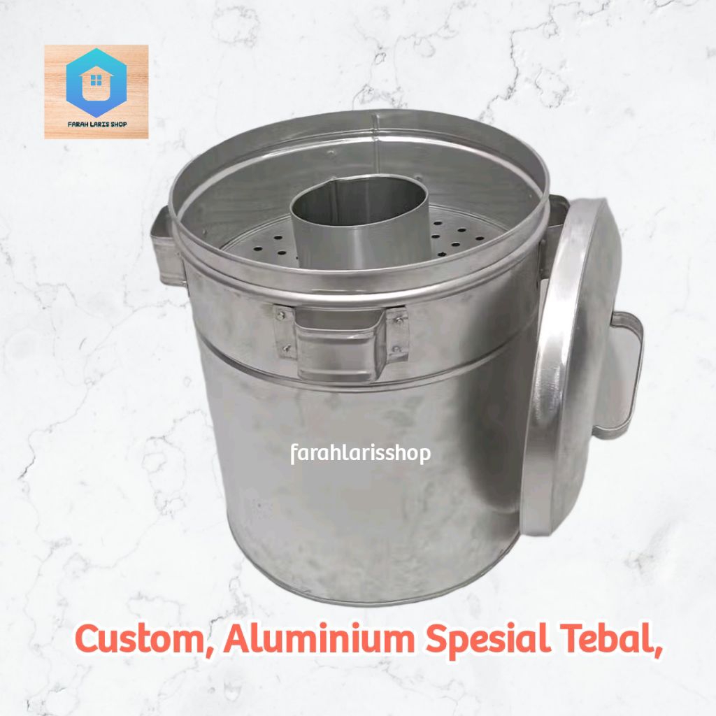 Dandang Bakso Aluminium Custom Spesial Tebal Ukuran 34-40