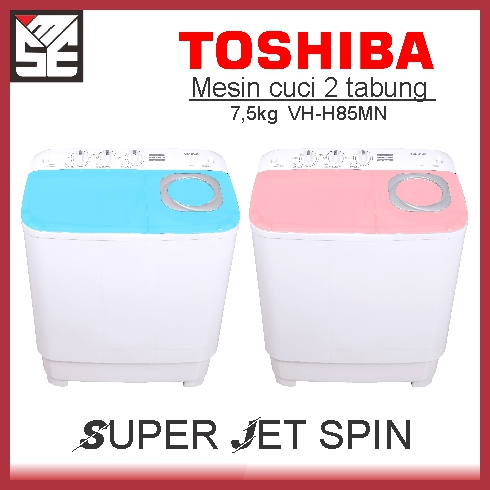 Mesin Cuci 2 Tabung Toshiba  6.5 & 7,5 Kg Bogor