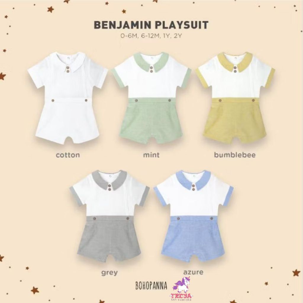 BOHOPANNA - BENJAMIN PLAYSUIT - Jumper Anak