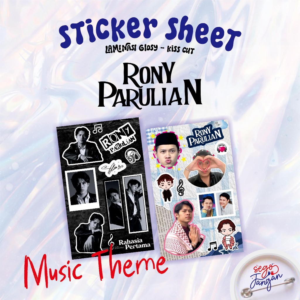 STIKER SHEET - STICKER RONY PARULIAN
