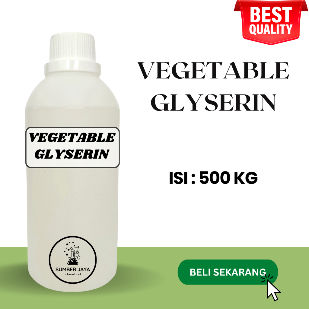 Glyserin / Vegetable Glyserin/ Glycerin / Gliserol 500 Gram