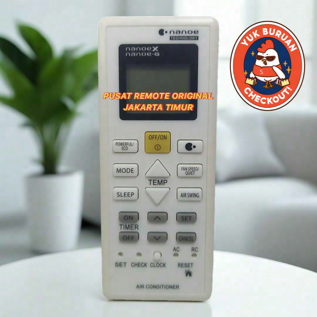 REMOTE REMOT AC PANASONI INVERTER CS-PN5WKJ CS-PN7WKJ CS-PN9WKJ CS-PN12WKJ CS--PN18WKJ SEPERTI ORIGI