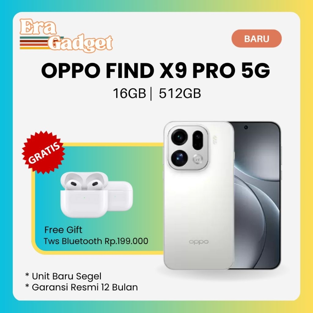 OPPO FIND X9 PRO 5G 16/512GB GARANSI RESMI