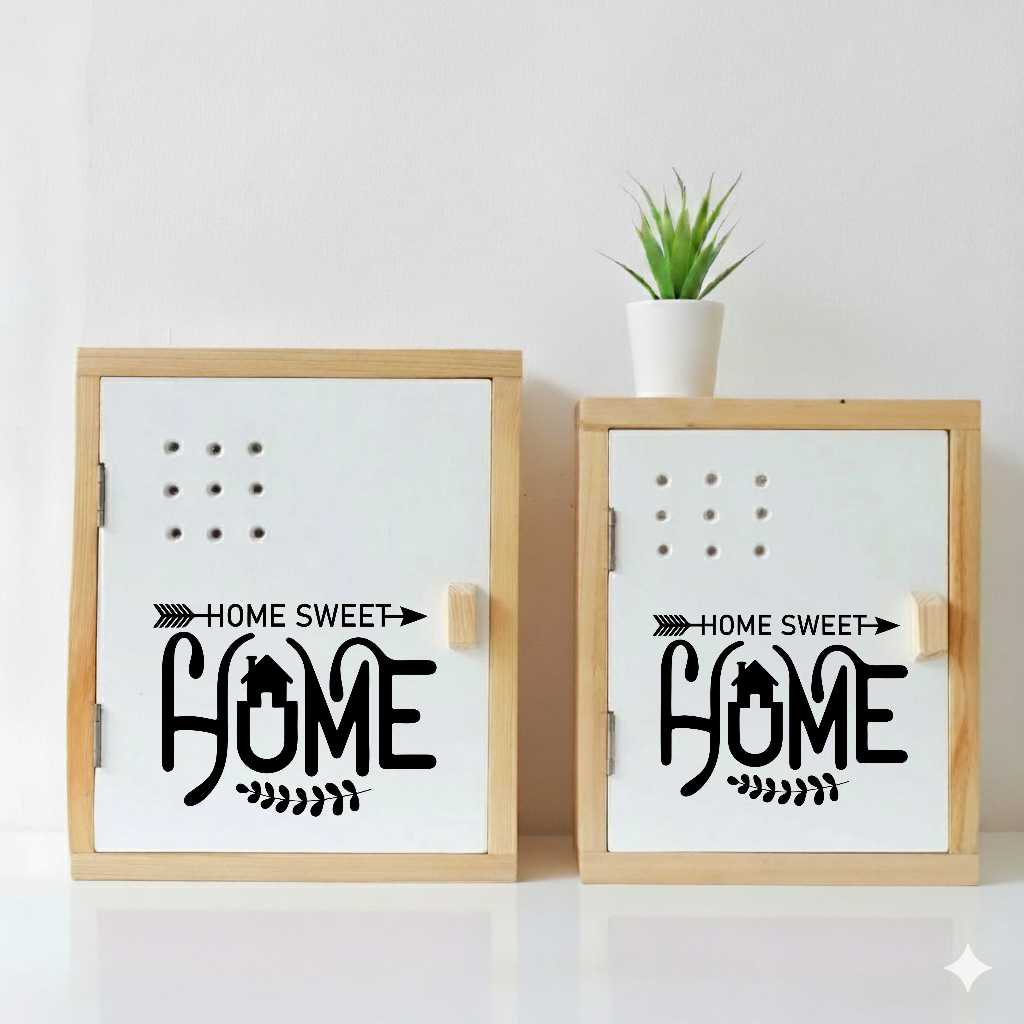 Box Token Listrik Kayu Jati Belanda Estetik | Tutup Meteran KWH Prabayar Minimalis Modern