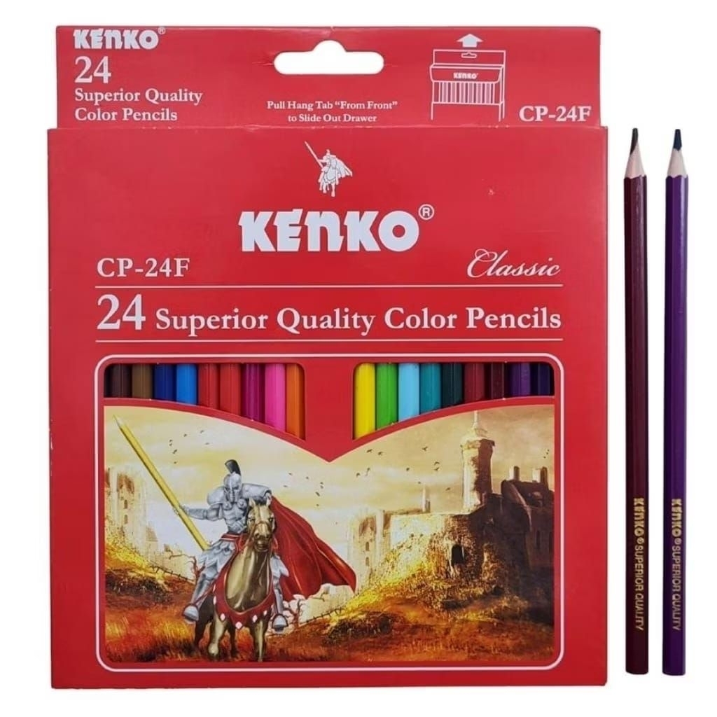PENSIL 24 WARNA KENKO CP-24F / PENSIL WARNA 24 WARNA KENKO CP 24F