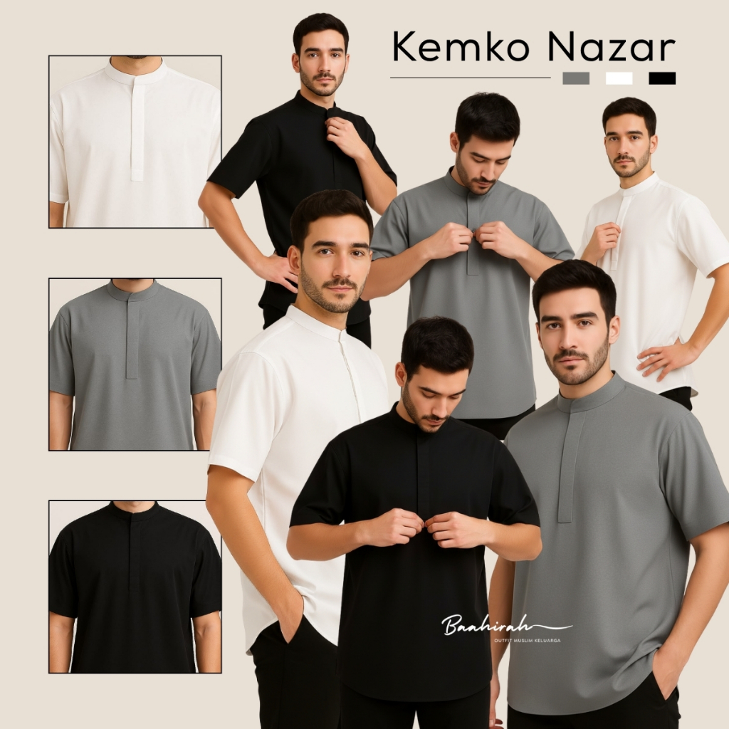 KEMEJA KOKO PRIA CASUAL MODERN 2026 TREND OUTFIT LEBARAN BAJU KOKO PRIA TREND 2026 LENGAN PENDEK