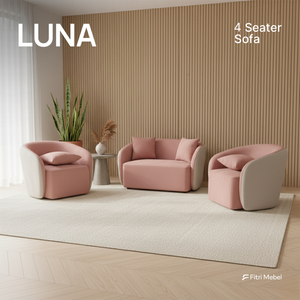 LUNA Sofa Minimalis Retro – Sofa Retro, Furniture Minimalis