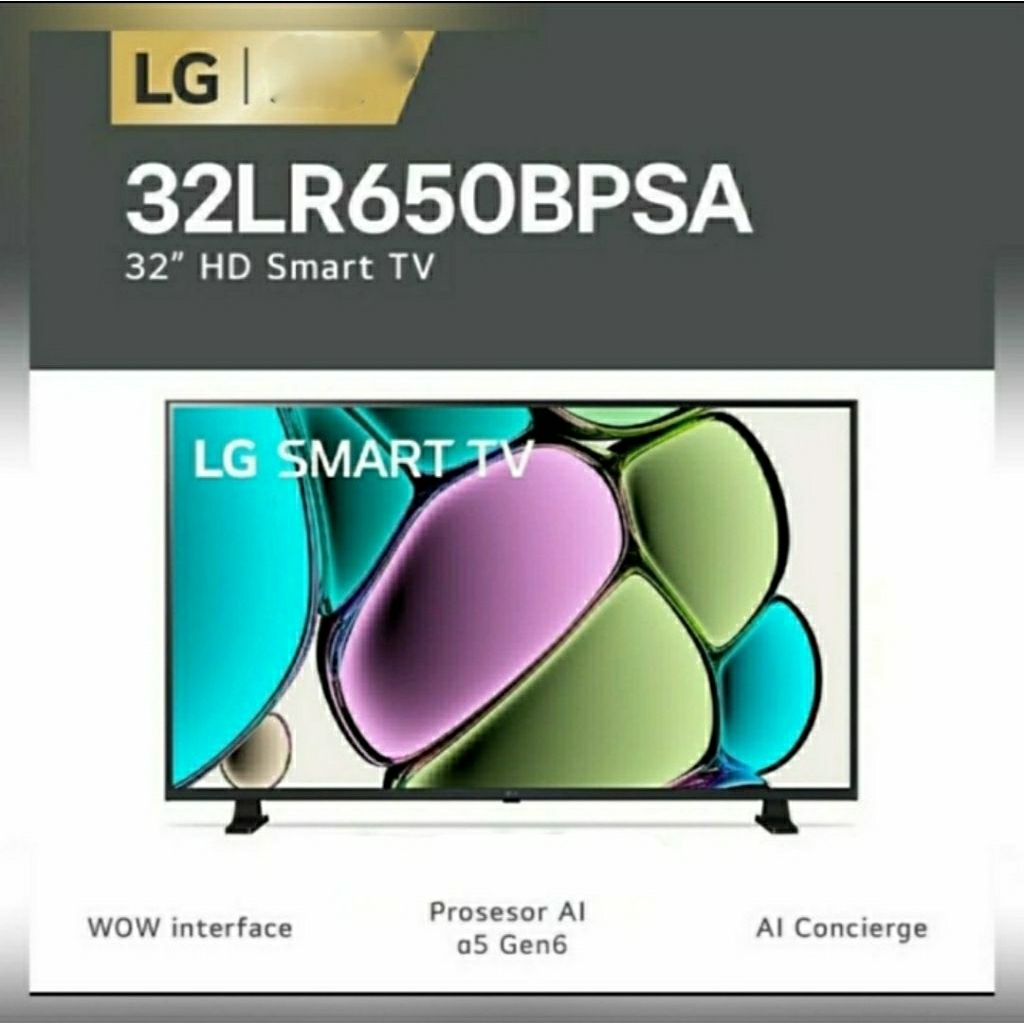 LG 32LR650BPSA Televisi 32" Digital Smart TV Garansi Resmi SNI