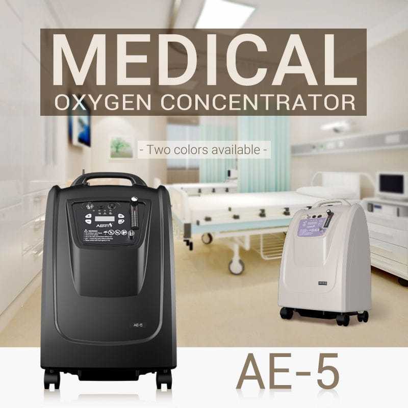 AERTI OXYGEN CONCENTRATOR 5 LPM With SP O2 | Home care Oxygen Concentrator AE-5