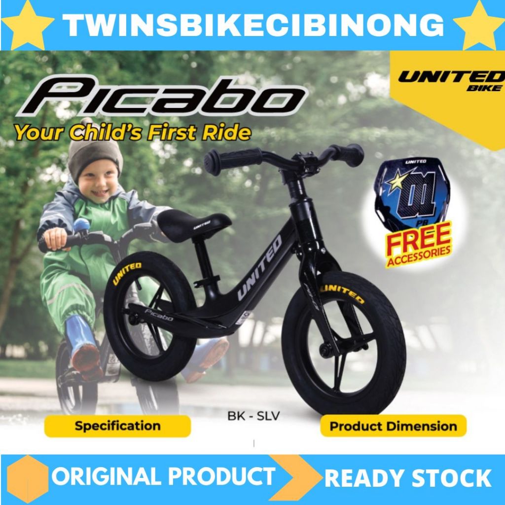 Sepeda push Bike United PICABO NEW