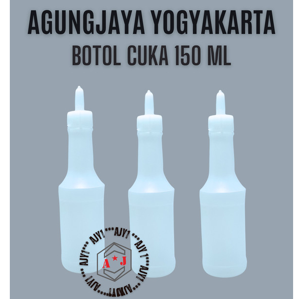Botol 150 ml Cuka Hdpe / Botol Hdpe / Botol Hdpe Food / Botol Kecap / Botol Cuka / Botol 150 Ml