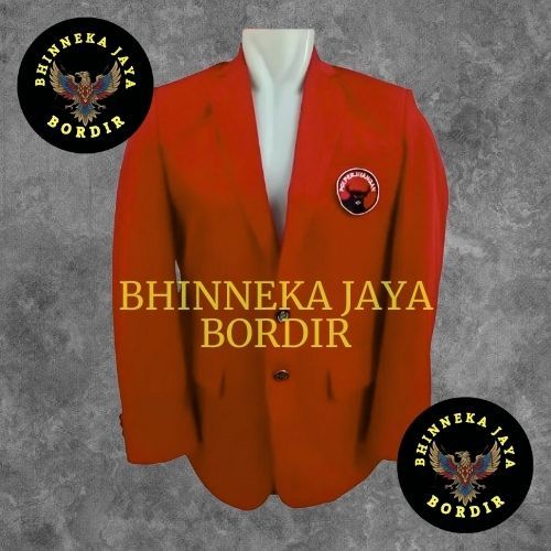 JAS BLAZER PARTAI PDI PERJUANGAN PRIA DAN WANITA