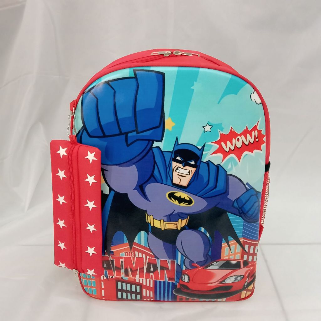 Marvel Tas Ransel Batman Anak cowok Paud dan SD