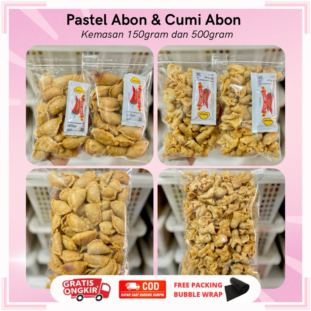 PASTEL ABON DAN CUMI ABON 150GRAM & 500GRAM | PASTEL ABON | CUMI ABON