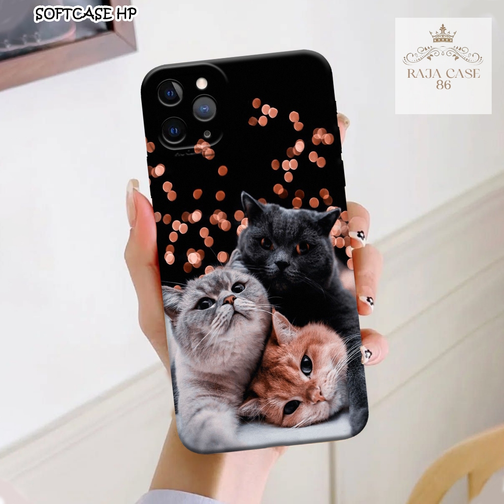 Case Iphone 11 - casing Iphone 11 - Motif case Cats - Pelindung handphone - Iphone - Softcase Iphone