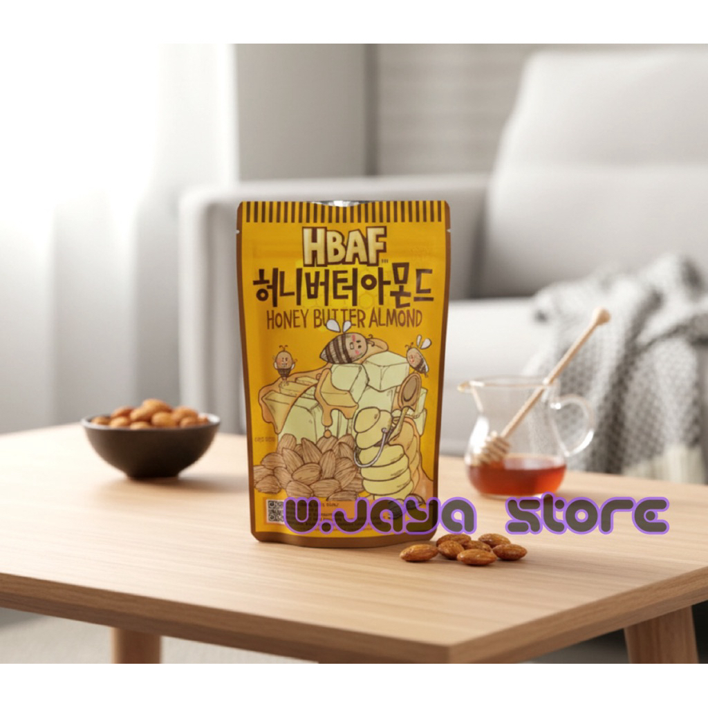 HBAF Honey Butter Almond 120g Kacang Almond Lapis Madu