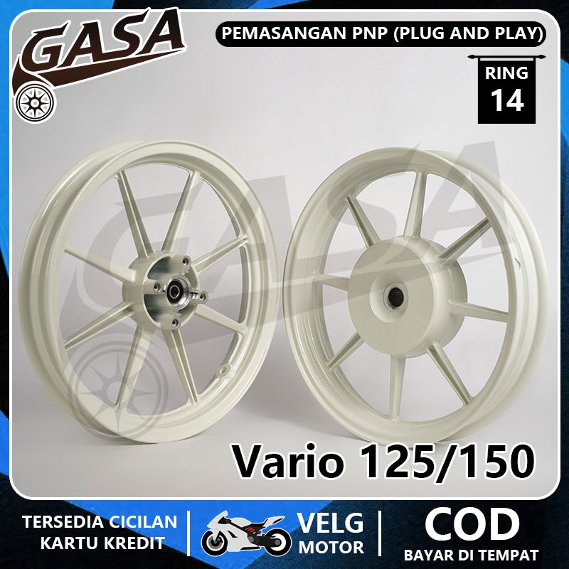 VELG BIKINGBOY PALANG 8 RING 14 untuk Vario 125 / 150 VELG RACING ALLOY RINGAN Ukuran 185*14 215*14 