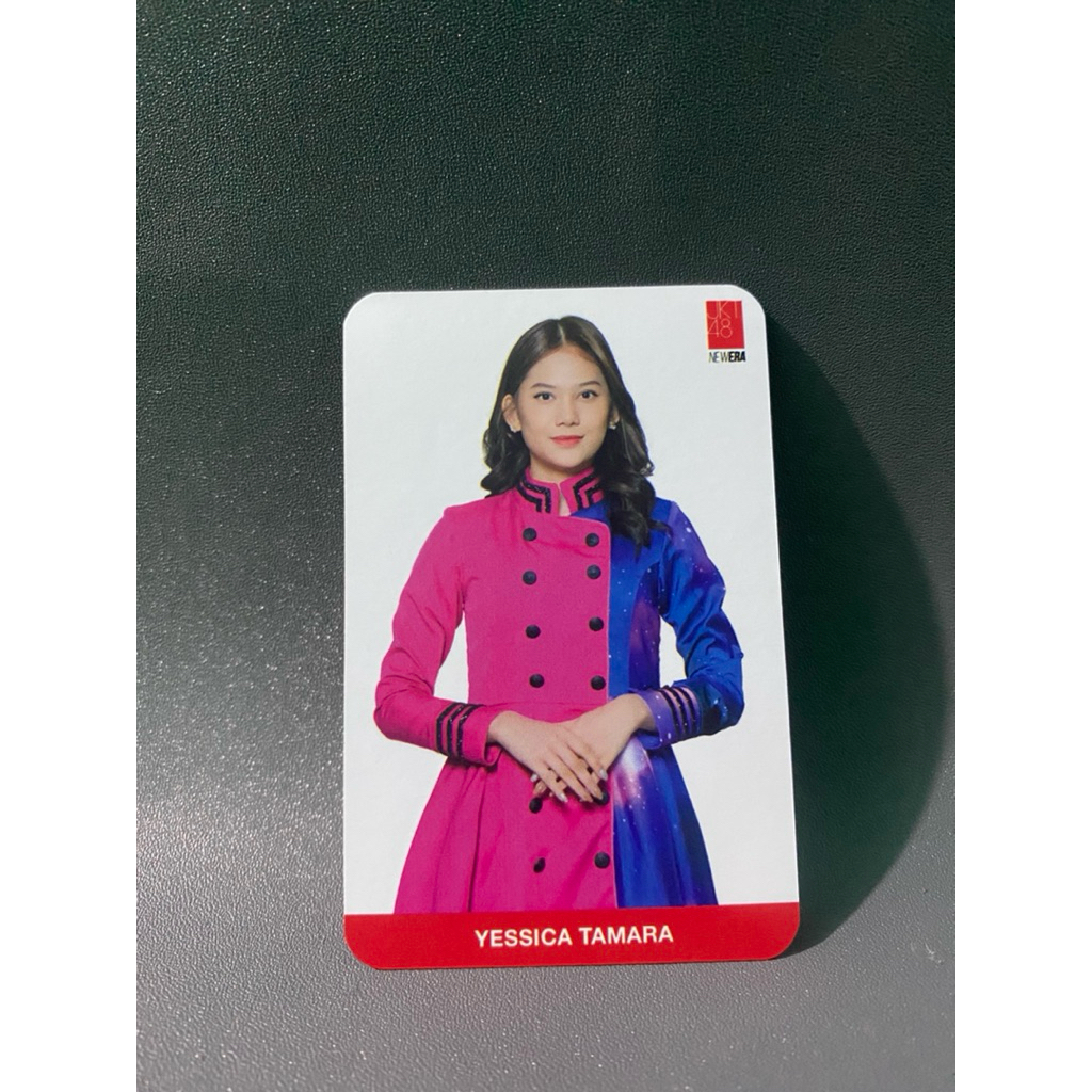 Photocard Official JKT48, Nice To See You. Chika, Sisca, Ella, Gendis