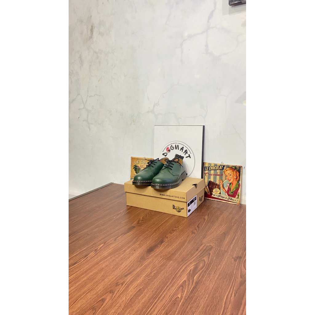Dr Martens 1461 Green Smooth