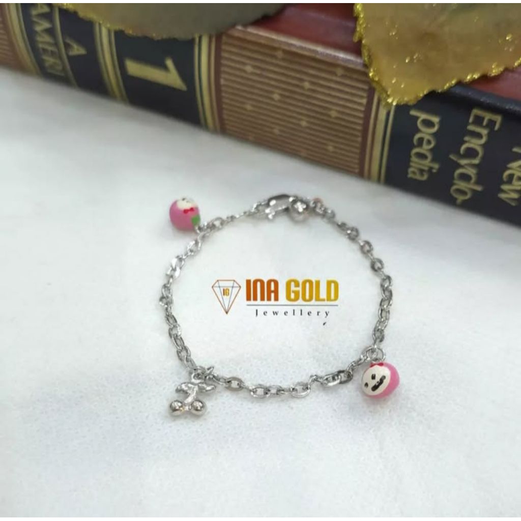 Gelang Anak Emas Putih