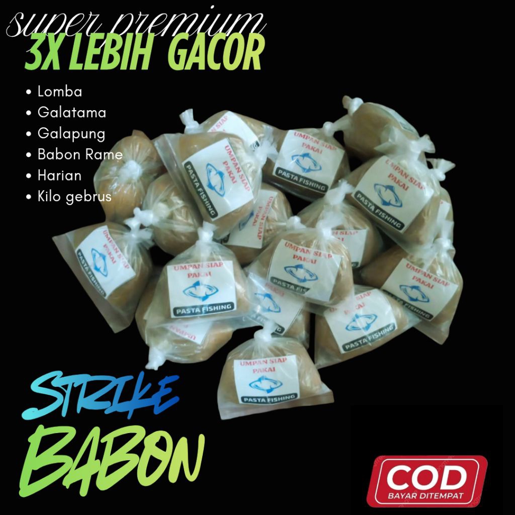 Umpan jadi siap pakai ikan mas umpan dasaran Amis gurih