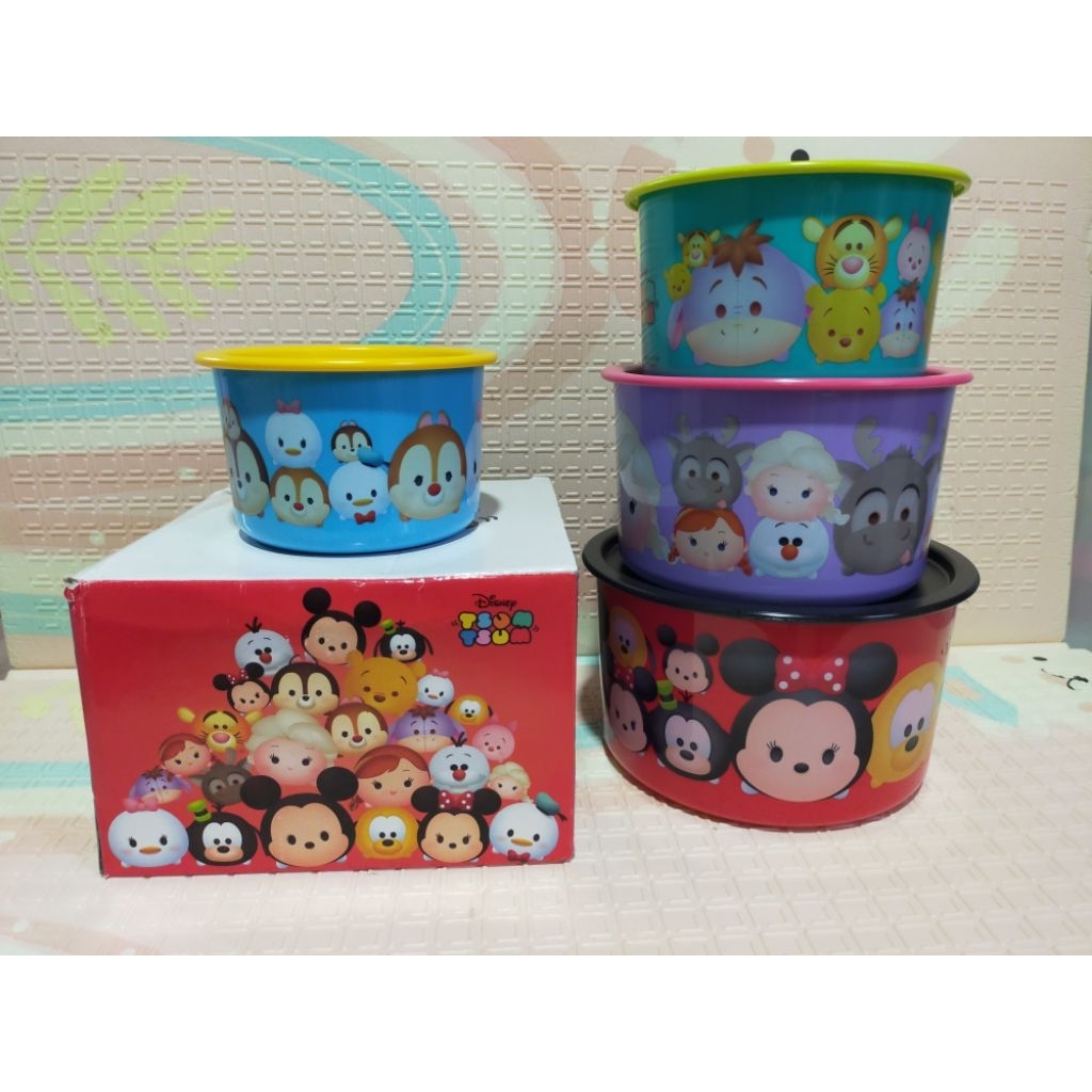 TSUM TSUM CANISTER TUPPERWARE BARU