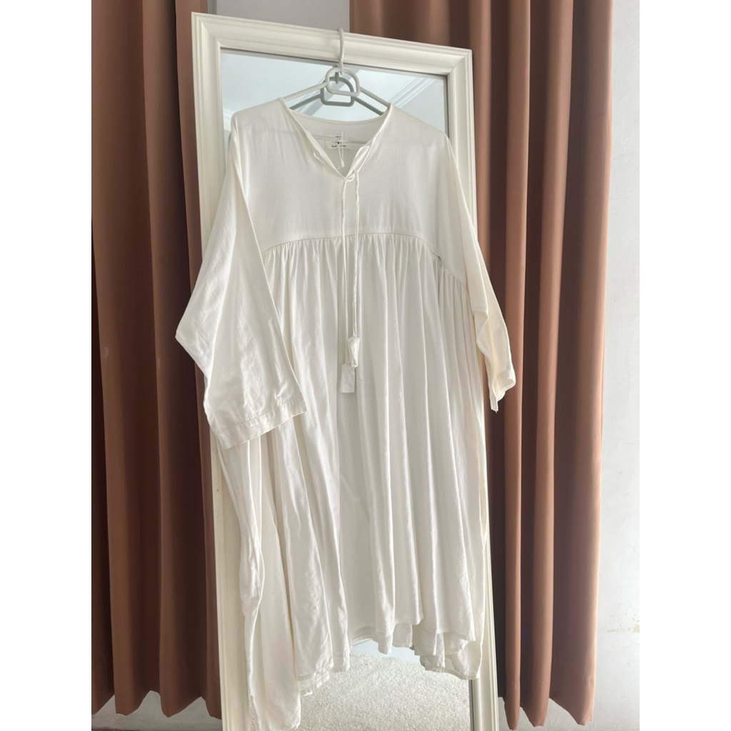 PL Baju Tunic Oversize Iymel says Hijab Tunic Linen Wanita