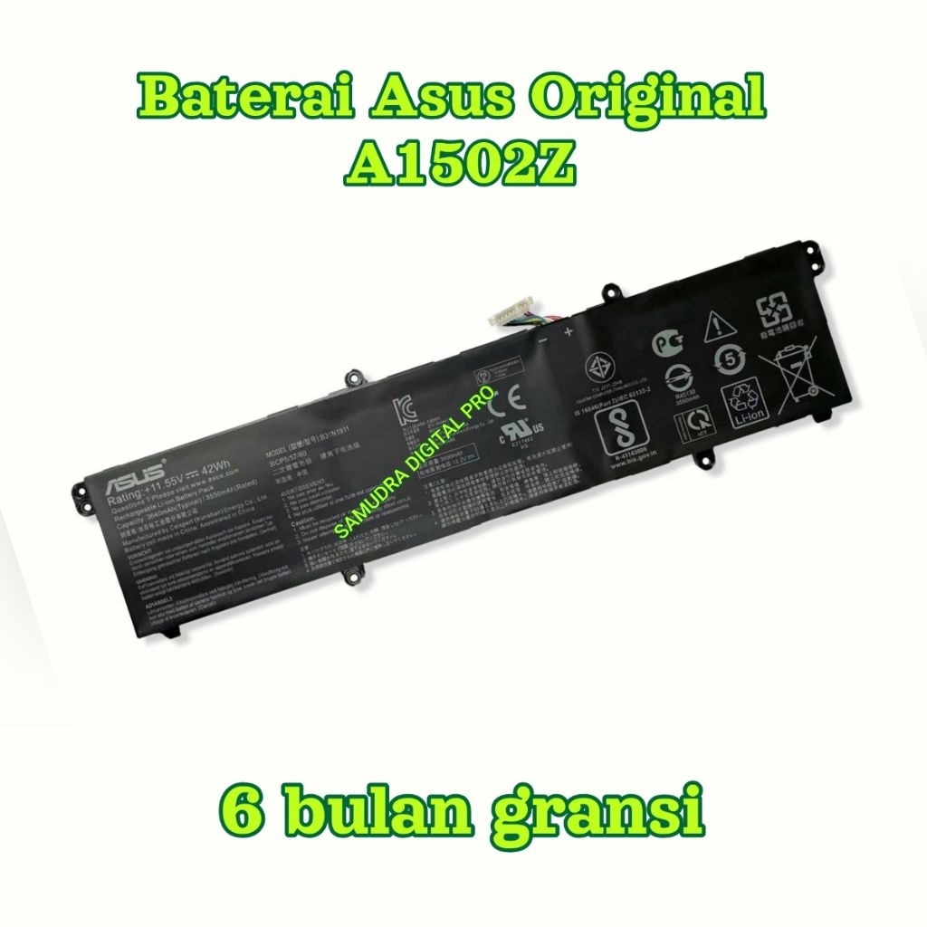 Baterai laptop asus vivobook A1502Z